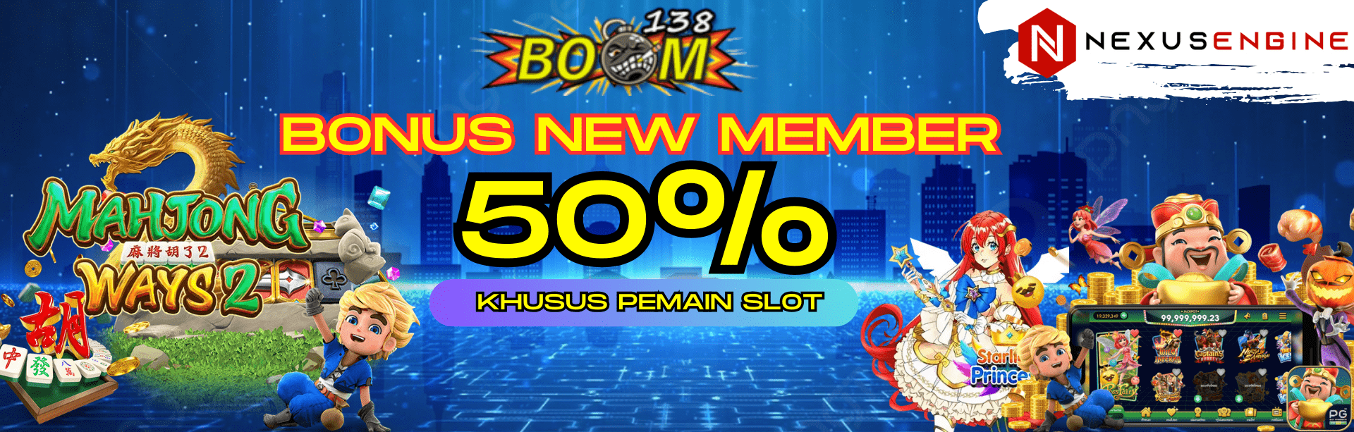 BONUS NEW MEMBER 50%